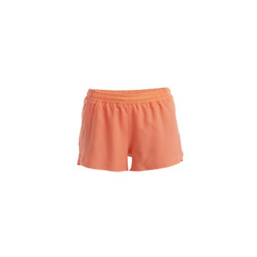 Icebreaker 125 ZoneKnit Speed 3inch Short Damen orange 