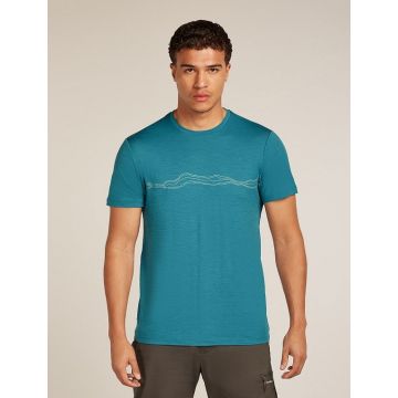 Icebreaker 150 Tech Lite SS Tee Mountain Pulse Herren topaz