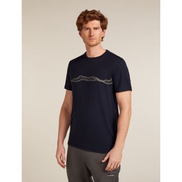 Icebreaker 150 Tech Lite SS Tee Mountain Pulse Herren navy