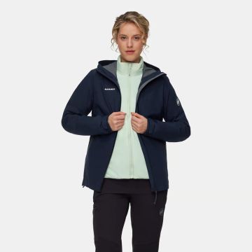 Mammut Alto Light 3 in 1 HS Hooded Jacket Damen marine-silver sage