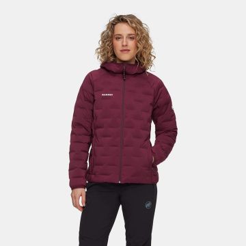 Mammut Sender IN Hooded Jacket Damen weinrot