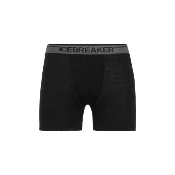 Icebreaker Anatomica Boxers wFly Herren black
