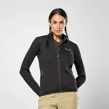 Salewa Puez Waffle Hybrid Polarlite Jacket Damen black