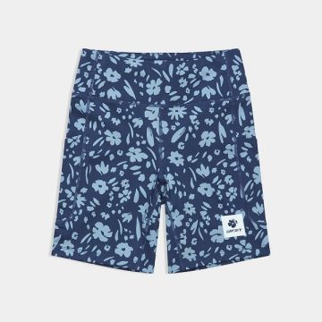 Saysky Flower Combat+ Short Tights 7inch Damen blue flower