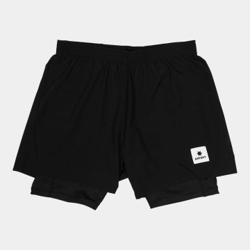 Saysky Pace 2 in 1 Shorts 5inch Herren black