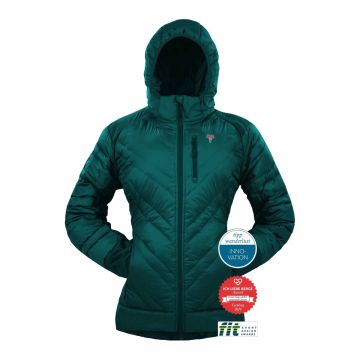 Grüezi Bag Lightful DownWool Jacket Damen ocean green