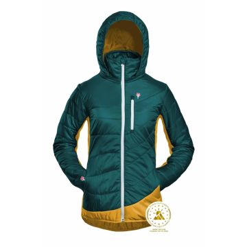 Grüezi Bag Refreshful SilkWool Jacket Damen ocean green/peenapple