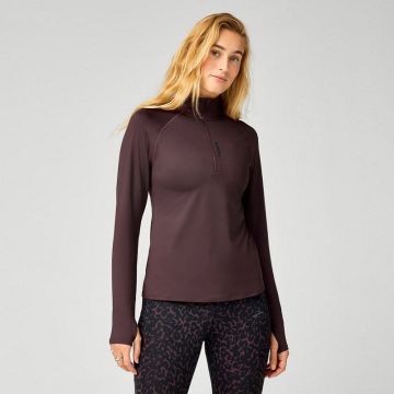 Brooks Dash 1/2 Zip 3.0 Damen cocoa
