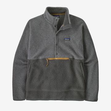 Patagonia Retro Pile 1/2 Snap P/O Herren grey