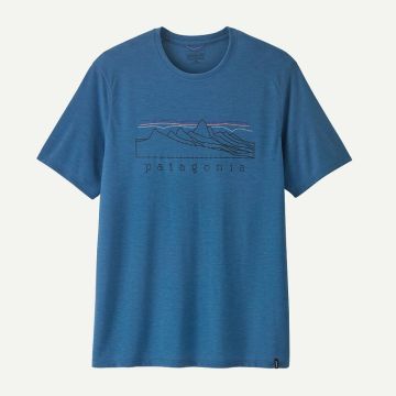 Patagonia Cap Cool Trail Shirt - Stratapeaks Herren aquatic blue