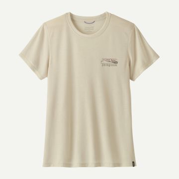 Patagonia Cap Cool Trail Shirt - Stratapeaks Damen dyno white