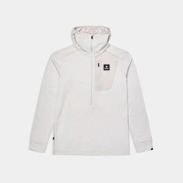 Saysky Combat Half Zip Fleece Hoodie Herren grey