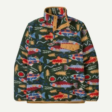 Patagonia LW Synchilla Snap-T Herren salmon