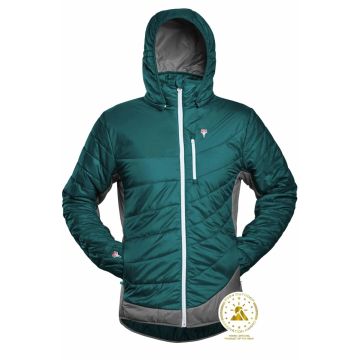 Grüezi Bag Refreshful Silk Jacket Herren Isolationsjacke ocean green/grey