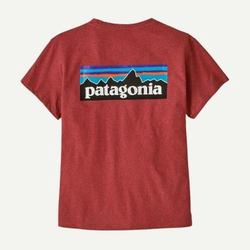 Patagonia P-6 Logo Responsibili-Tee Damen red