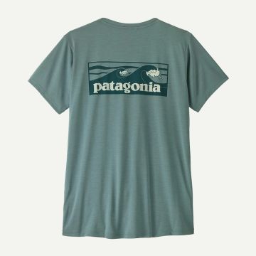 Patagonia Cap Cool Daily Shirt Boardshort Logo Damen blue sage