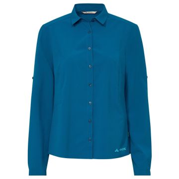 Vaude Rosemoor LS Shirt IV Damen shore blue