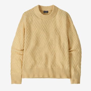 Patagonia Recycled Wool-Blend Crewneck Damen chevron