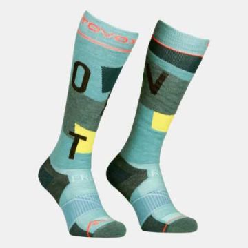 Ortovox Freeride Long Socks Cozy Damen ice waterfall