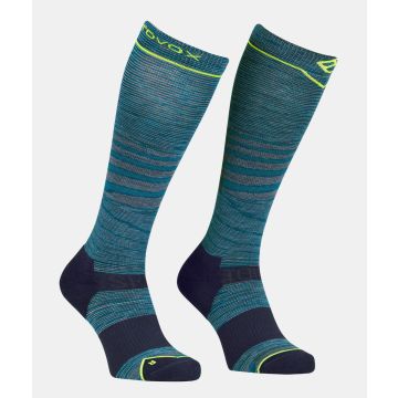 Ortovox SKI TOUR LT COMP LONG SOCKS Herren petrol blue