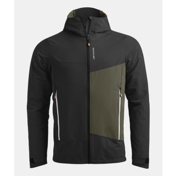 Ortovox Seceda Softshell Jacket Herren black raven