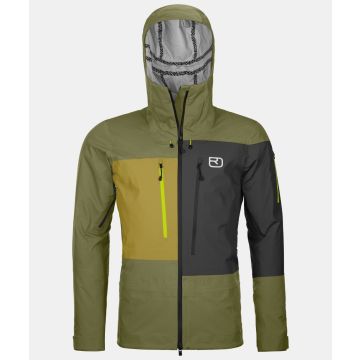Ortovox 3L Deep Shell Jacket Herren wild herbs