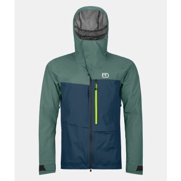 Ortovox 3L Ravine Shell Jacket Herren deep ocean