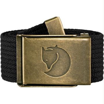 Fjällräven Canvas Brass Belt 4 cm black