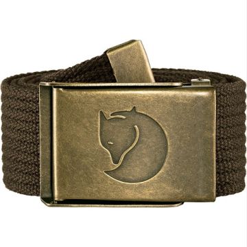 Fjällräven Canvas Brass Belt 4 cm dark olive