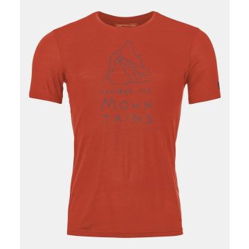 Ortovox 150 Cool MTN Protector TS Herren rossa
