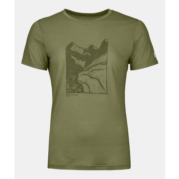 Ortovox120 Cool Tec MTN Cut TS Damen wild herbs
