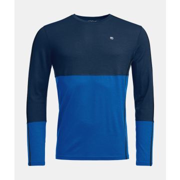 Ortovox 185 ROCK'N'WOOL LONG SLEEVE Herren deep ocean