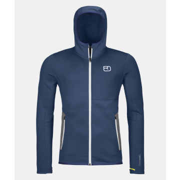 Ortovox Fleece Hoody Herren deep ocean