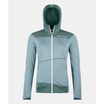 Ortovox Fleece Light Hoody Damen glacier grey