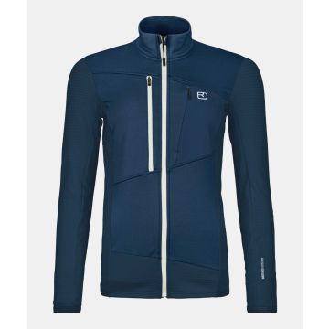 Ortovox Fleece Grid Jacket Damen ocean