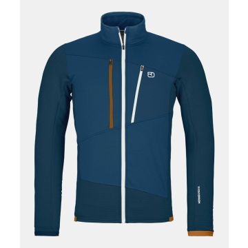 Ortovox Fleece Grid Jacket Herren deep ocean