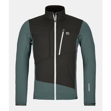 Ortovox Fleece Grid Jacket Herren dark arctic grey