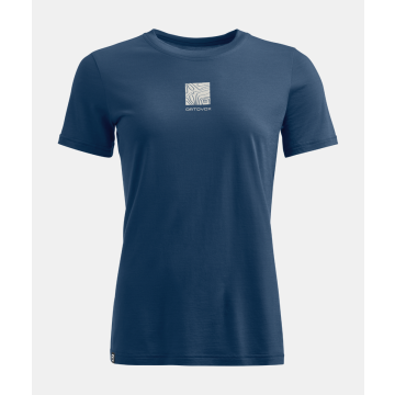 Ortovox 120 Cool Tec Abstract TS Damen deep ocean