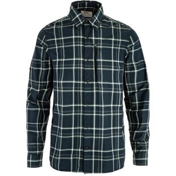Fjällräven Abisko Hike Shirt LS Herren navy white