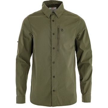 Fjällräven Abisko Hike Shirt LS Herren green  