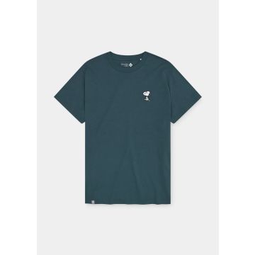 Bavarian Caps T-Shirt Grantler Klub Snoopy blaugrau