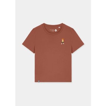 Bavarian Caps T-Shirt Pumuckl grantig Damen rost