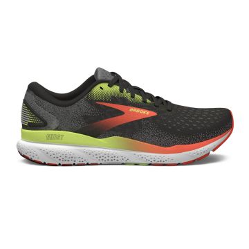 Brooks Ghost 16B Herren black mandarin red