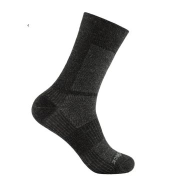 Wrightsock Coolmesh II Merino Crew grey black
