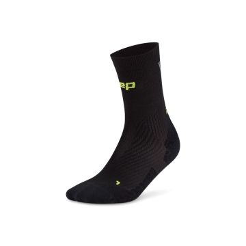 CEP Run ultralight socks mid cut Damen black grey