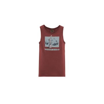 E9 e1Caffe Tank Herren paprika