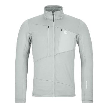 Ortovox Fleece Grid Jacket Herren grey ice
