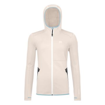 Ortovox Fleece Hoody Damen white chalk