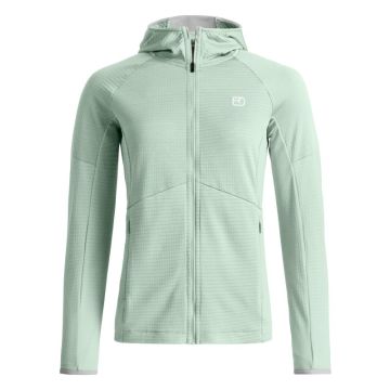 Ortovox Fleece Light Grid Hoody Damen green