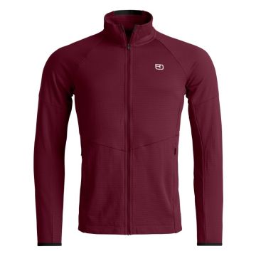 Ortovox Fleece Light Grid Jacket Herren red